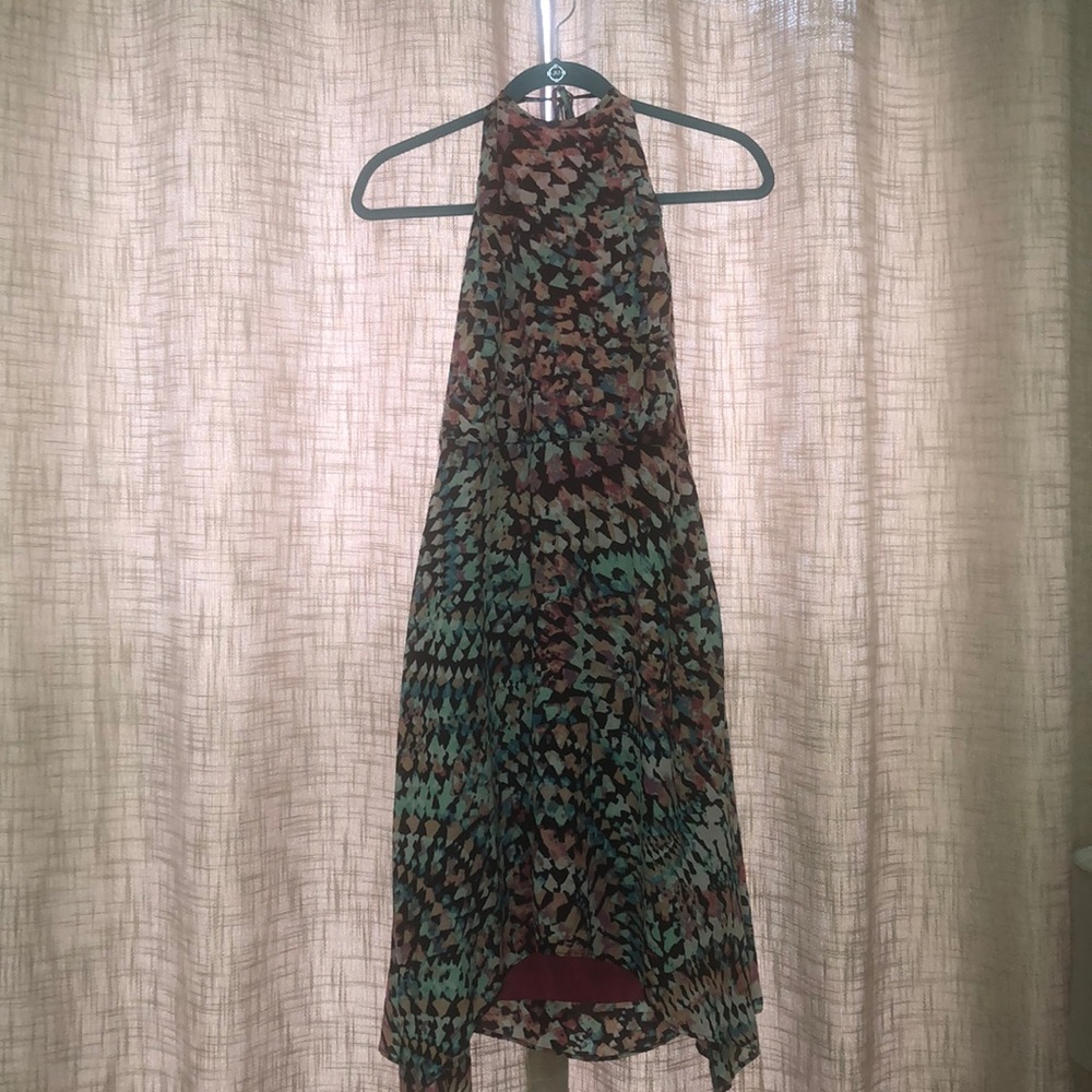 Halter multi colored dress! Perfect for a wedding